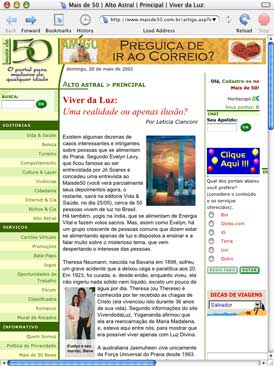 Mais de 50 site